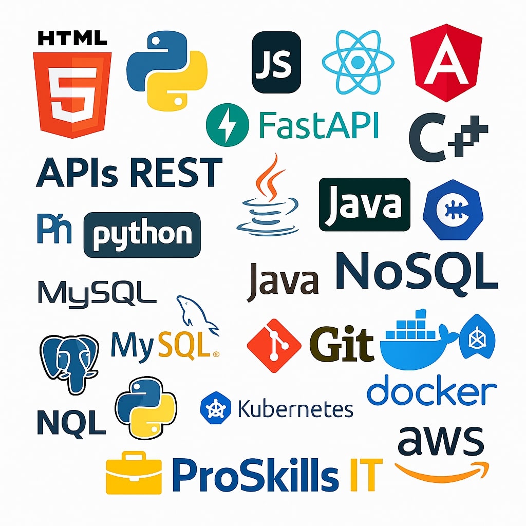 Langages et frameworks enseignés — Python React Django DevOps Cloud Afrique
